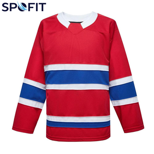 Jersey de Hockey sobre Hielo Personalizado Premium, Diseña Tu Propio Logotipo, Jersey de Hockey sobre Hielo de Alta Calidad, 100% Poliéster, Jersey de Hockey sobre Hielo de Secado Rápido - Product Image 1