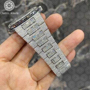 Reloj de Moda de Lujo Charm Jewells, Caja Cuadrada, Correa de Acero Inoxidable, Movimiento de Cuarzo Analógico, Esfera de 38 mm, Cristal de Zafiro - Product Image 5