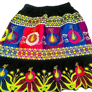 New production Micronesian Skirts Embroidered Womens Skirts Unique Micronesian Island Style Skinny Skirt Design High Quality - Product Image 1
