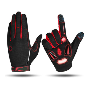 Guantes de Ciclismo de Dedo Completo para Bicicleta de Carretera, Guantes de Spandex para Ciclismo, Fitness, Motocicleta, Gimnasio, Entrenamiento, Deportes al Aire Libre - Product Image 1