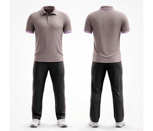 Personalized <b>Cricket</b> Uniform Full Sublimation Design | Men Women Youth <b>Cricket</b> Wears Polo Shirt and Trouser Full Team Outfit - Product Image 1