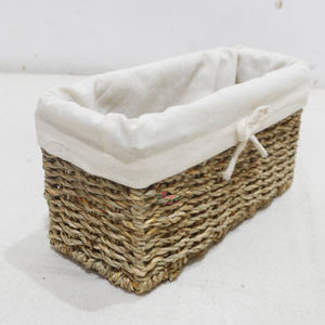 Natural Woven <b>Rectangle</b> Seagrass Baskets Versatile Organizer <b>Bins</b> for Home Decoration & Storage Vietnam Artex Dong Thap - Product Image 2