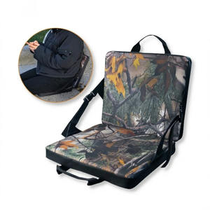 Cojín de Asiento Plegable para Exteriores, Transpirable, Impermeable, Ecológico, con Camuflaje, para Estadio, Caza y Camping - Product Image 1
