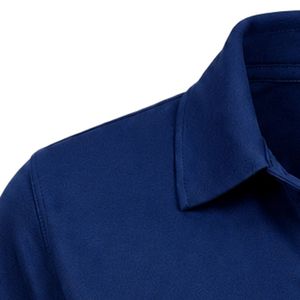 เสื้อโปโลปักลายตราสัญลักษณ์ Navy Blue Jack & Jill แขนสั้น คอปก ติดกระดุมด้านหน้า น้ำหนักเบา ผลิตตามสั่งสำหรับสโมสร - Product Image 2