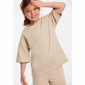 ฤดูร้อนใหม่เด็กชายเด็กหญิงเสื้อยืดแขนสั้นกางเกงขาสั้นชุดสองชิ้นชุดเด็กผ้าฝ้ายผสมเสื้อยืด + กางเกงขาสั้นชุดคอมโบ - Product Image 3