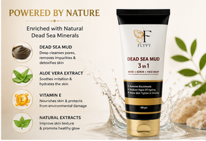 Lodo del Mar Muerto 3 en 1 — Mascarilla + Exfoliante + Limpiador Facial |   Eliminación de Puntos Negros, Antienvejecimiento - Product Image 4