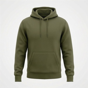 Sweat-shirts à capuche oversize en crochet pour hommes, couleur personnalisable, respirant, 100 % polaire, avec logo de marque imprimé, style streetwear, le meilleur - Product Image 1