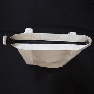 Sac fourre-tout en toile personnalisé, réutilisable, en coton, avec poignées en tissu durable, pour le shopping, vente en gros - Product Image 4