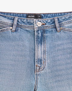 Jean en denim décontracté et formel pour homme, coupe droite, respirant, délavage chimique, 100 % coton, poids moyen, automne, fabriqué au Vietnam - Product Image 6