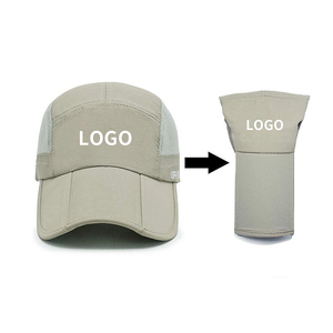 Custom Unisex Baseball Cap White <b>Canvas</b> 100% Cotton Breathable Fitted Foldable 3D Embroidery Logo <b>Back</b> Curved Part Metal Buckle - Product Image 6