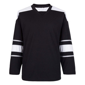 Maillot de hockey sur glace 100% polyester, sublimation, broderie, manches longues, personnalisé, unisexe, respectueux de l'environnement - Product Image 3