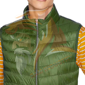 Veste matelassée sans manches pour homme, 100% polyester, confortable, nouvelle arrivée, brillante, personnalisable, imperméable, vente en gros - Product Image 5
