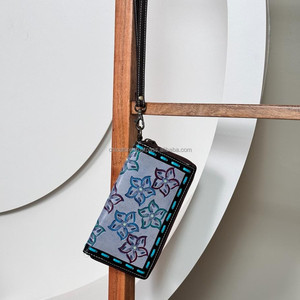 Embrague tallado a mano de nuevo diseño, cartera para mujer, elegante flor, multiusos, cartera mecanizada a mano, embrague Vintage - Product Image 3