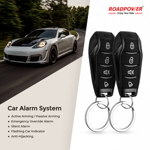 ROADPOWER (RP-RE-SCORP-394) ระบบกันขโมยรถยนต์ Milano Scorpion, รีโมทคู่, ป้องกันการโจรกรรม และโหมดเงียบ แจ้งเตือนด้วยเสียงและไฟ - Product Image 6