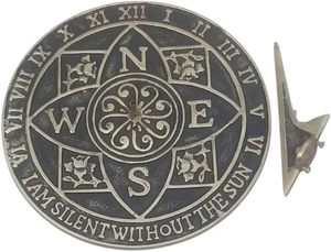 10'' Art Deco Nautical Indian Origin Sundial <b>Clock</b> for <b>Garden</b> & <b>Outdoor</b> Home Decor Anniversary Gift - Product Image 6