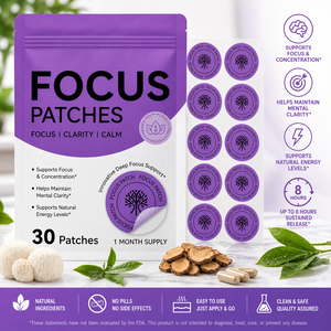 <span class=keywords><strong>Patch</strong></span> transdermique à base de plantes pour la clarté mentale, marque privée OEM, avec L-Théanine et Crinière de <span class=keywords><strong>lion</strong></span> - Product Image 1