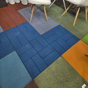 Unifit Premium - Baldosa de Caucho Reciclado de 20 mm con Diseño de Ladrillo - Product Image 1