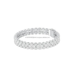 Cadena de Diamantes de Laboratorio IGI de Lujo, Joyería Fina Personalizable para Mujer, Brazalete de Diamantes en Oro de 10/14/18K - Product Image 3