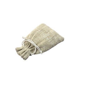 Himalayan HEMP <b>Drawstring</b> <b>Pouch</b> Bag Natural Color Gift Packaging With Cotton Cord Eco Friendly Textile Storage Bag - Product Image 3