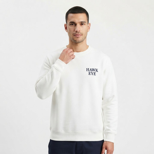 Sweat-shirts pour hommes en coton lourd, impression et broderie personnalisées, sweat-shirt à col rond, sweat-shirt classique - Product Image 4