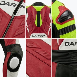 Traje de Cuero para Motociclismo Personalizado OEM, Equipo de Pista para Hombre y Mujer, Secado Rápido, Protección con Armadura, Venta al Por Mayor - Product Image 6