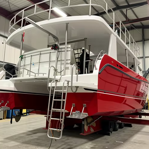 UBI 826 Catamaran de luxe personnalisé pour 26 passagers, taxi fluvial, yacht en aluminium de 8,3 m, croiseur de pêche, logo imprimé en silicone, Thaïlande - Product Image 2