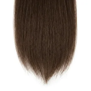 Perruque complète en dentelle 100 % cheveux humains Remy, lisse, avec mèches, longue, brune, texture ondulée naturelle, personnalisable - Product Image 4