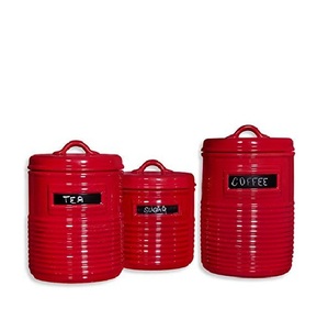 Best Trending American Style Metal Food Storage Canister With Wood Lid Finished For Kitchen Ware Food Storage Canister - Product Image 6