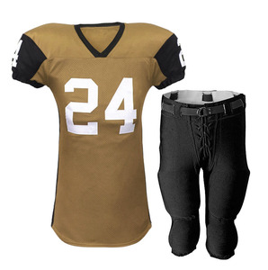 Dernier design, uniforme de football américain professionnel pour hommes, grande taille, 100% polyester, respirant, coupe-vent, respectueux de l'environnement - Product Image 4
