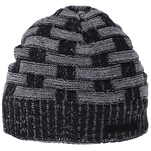 Unisex striped beanie <b>hat</b> Winter warm cap Color blocking casual style Acrylic knit beanie Unisex warm winter <b>hat</b> - Product Image 6