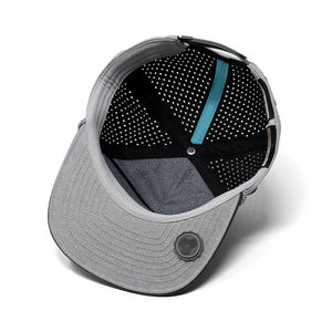 Casquette Snapback en Maille Respirante GESG, Réglable, Unisexe, Chapeau Casual d'Extérieur, Gris avec Bord Noir - Product Image 5