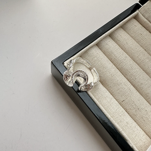 Bague de fiançailles unisexe en argent sterling S925, design coréen ethnique, texture herbe de Tang, tendance, personnalité ondulée - Product Image 5