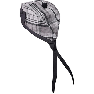 Sombrero Glengarry a cuadros estilo inglés con lazo negro para mujer, adulto, informal, para primavera y otoño, 54-56 cm - Product Image 3