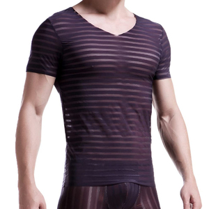 <b>Men</b> Mesh Active T Shirt Lightweight Breathable Fabric Ideal <b>for</b> Workout Sessions <b>Men's</b> Mesh Sports T Shirt Muscle <b>Vest</b> T Shirt - Product Image 4