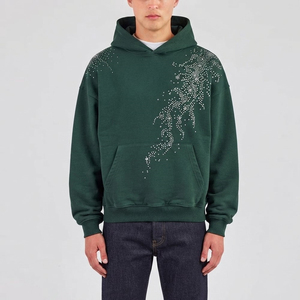 Sudadera con Capucha de Alta Calidad, Transpirable, Resistente al Viento y Cómoda para Hombre, con Pedrería, Estilo Casual, en Oferta - Product Image 1