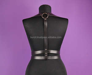 Harnais de corps en cuir réglable sous la ceinture de poitrine porter harnais de corps de mode LWH-0027 - Product Image 6