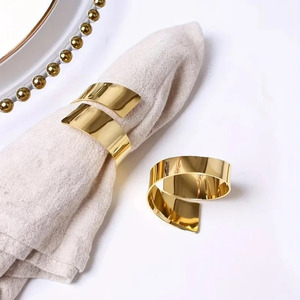 Luxury Gold <b>Christmas</b> <b>Tree</b> Napkin Rings Metal Napkin Holder Buckle for Holiday Xmas <b>Table</b> Decoration Wedding Party Dinner Decor - Product Image 5