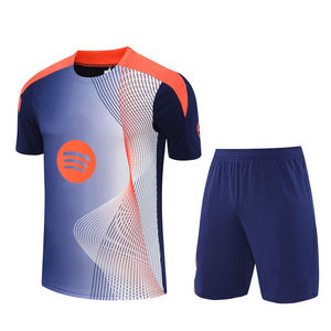 2026 Haute Qualité En Gros Tenue de Football Adulte Maillot d'Entraînement Survêtement de Football Manches Courtes Imprimé Grande Taille - Product Image 1