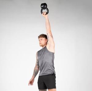 เสื้อกล้ามออกกำลังกายผู้ชายทรงสลิมฟิต ผ้าโพลีเอสเตอร์ สำหรับวิ่งและฝึกกล้ามเนื้อ สวมใส่สบาย ขายดีที่สุด - Product Image 4