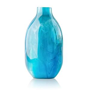 Modern Home Décor Home Deco Resin <b>Vase</b> Multi Colors High <b>Small</b> Floor <b>Vase</b> Decor With Resin Beige And Brown Pattern - Product Image 6