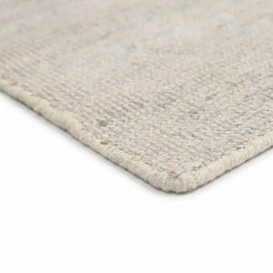 DECORDEC Tapis épais moderne en laine texturée gris clair ivoire, antidérapant, écologique, pour salon, hôtel, villa - Product Image 6