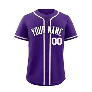 Maillot de baseball OEM personnalisé avec logo, léger, anti-transpiration, infroissable, respirant – Service OEM - Product Image 1