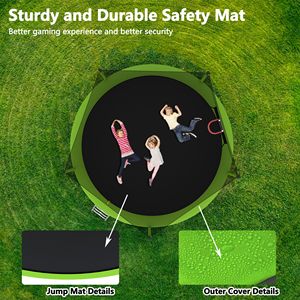 Trampolín Deportivo de 14 Pies con Red de Seguridad, Trampolines Recreativos para Uso en Interiores y Exteriores, para Parques de Trampolines - Product Image 5