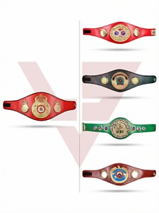 Cinturón de Campeonato de Boxeo MMA Profesional Personalizado, Aleación de Zinc, Chapado en Oro, Correa de Cuero Premium, Unisex, Cómodo, Trofeo de Premio - Product Image 3