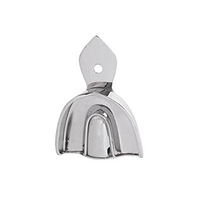 Plateaux d'empreinte dentaire professionnels en acier inoxydable | # 5 XS-Lower Perforated Metal Impression Tray |   Réutilisable, qualité chirurgicale - Product Image 4