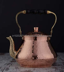 Pure copper kettle for healthy water boiling kitchen use traditional <b>stovetop</b> craftsmanship premium home dining collection - Product Image 1