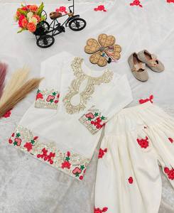 Nouvelle collection tendance : Ensemble haut, salwar et dupatta de créateur pour soirée* - Product Image 6