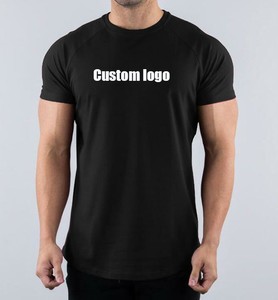 Camiseta de Manga Corta para Hombre, 100% Poliéster, Corte Ajustado, Cuello Redondo, Secado Rápido, Color Sólido, Casual, Logotipo Personalizado, OEM, ODM, Venta al Por Mayor - Product Image 3