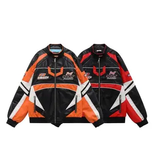 OEM Wholesale NASCAR jacket Customize Embroidery High Quality Nascar Race Jacket Private Branding USA Supplier made in pakistan