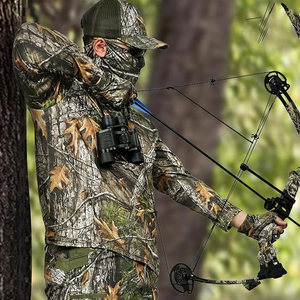 Camisetas y Tops de Cuello Redondo, Diseño Novedoso, Personalizables, de Tela Suave, Transpirables, con Cuentas, de Poliéster y Algodón, Ideales para Caza - Product Image 4